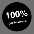 100% goede service